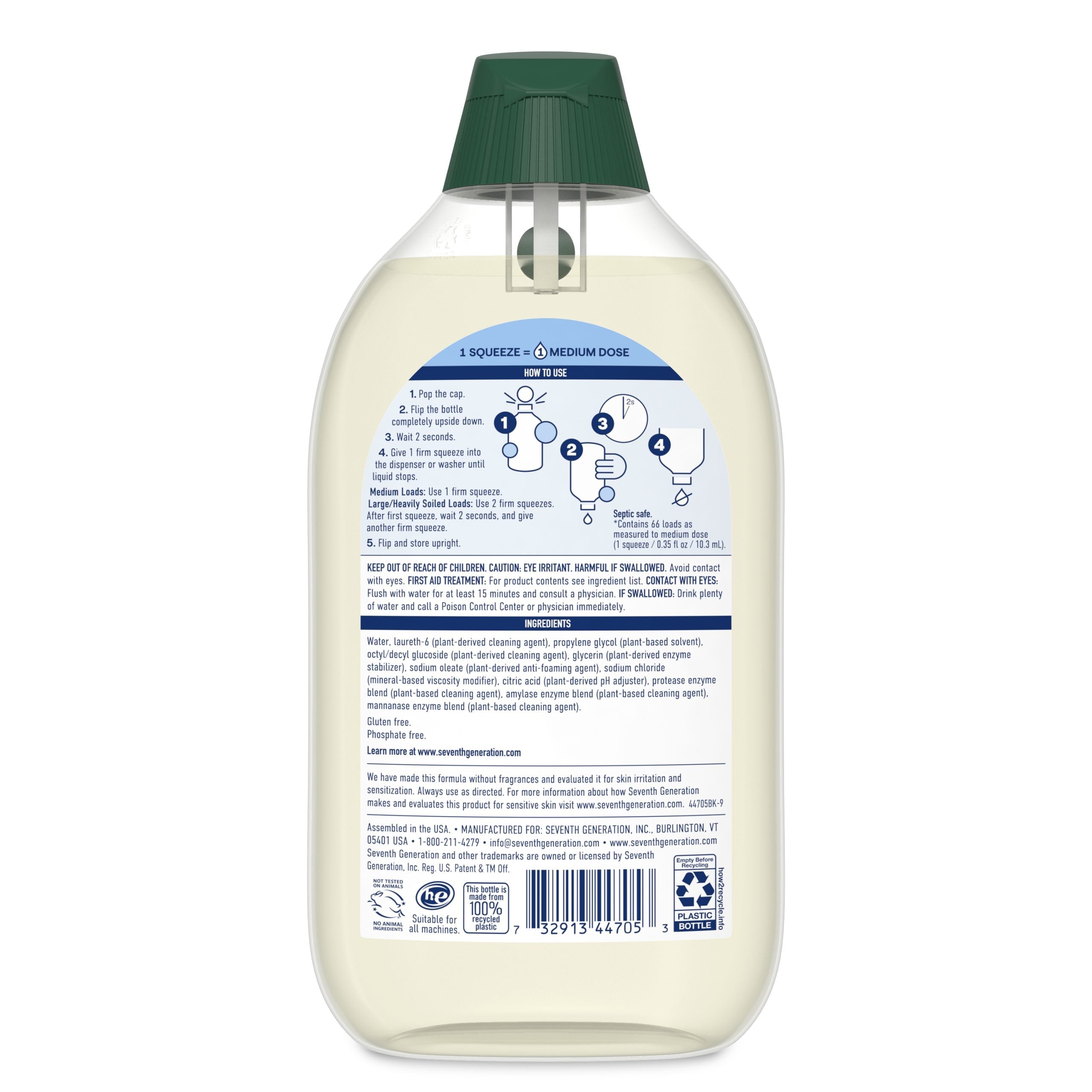 EasyDose™ Ultra Concentrated Laundry Detergent - Free & Clear