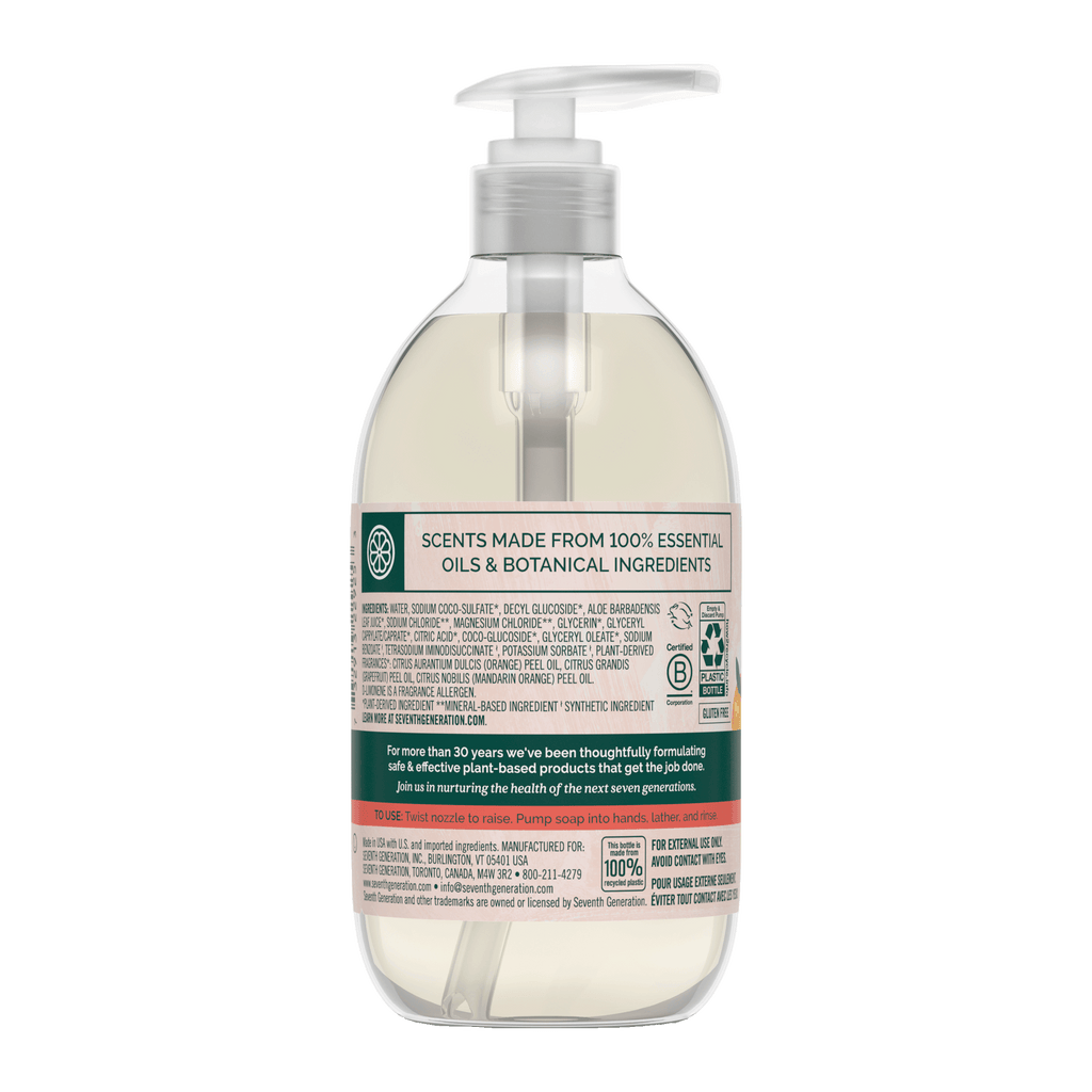 Hand Wash - Mandarin Orange & Grapefruit