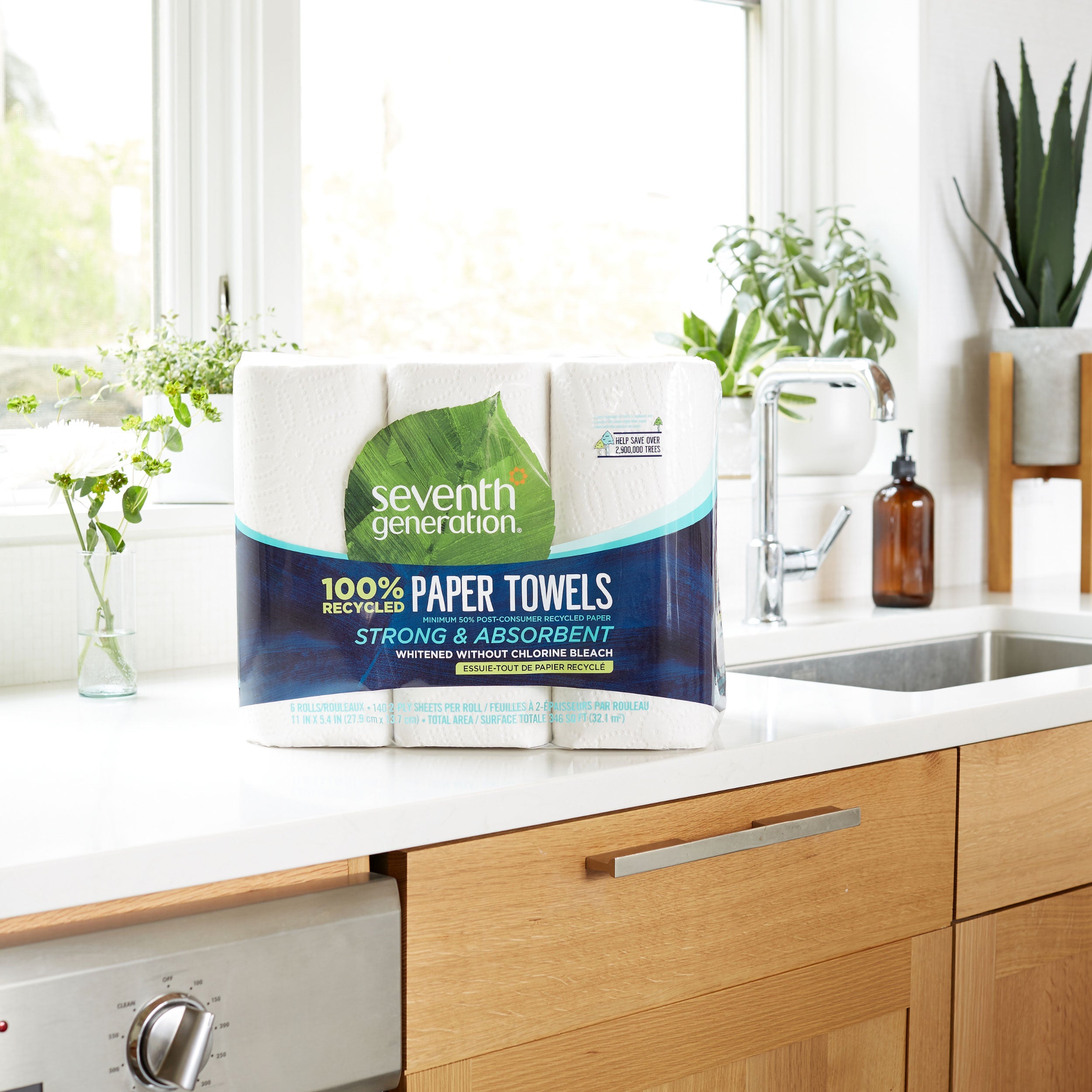 100% Recycled Paper Towels