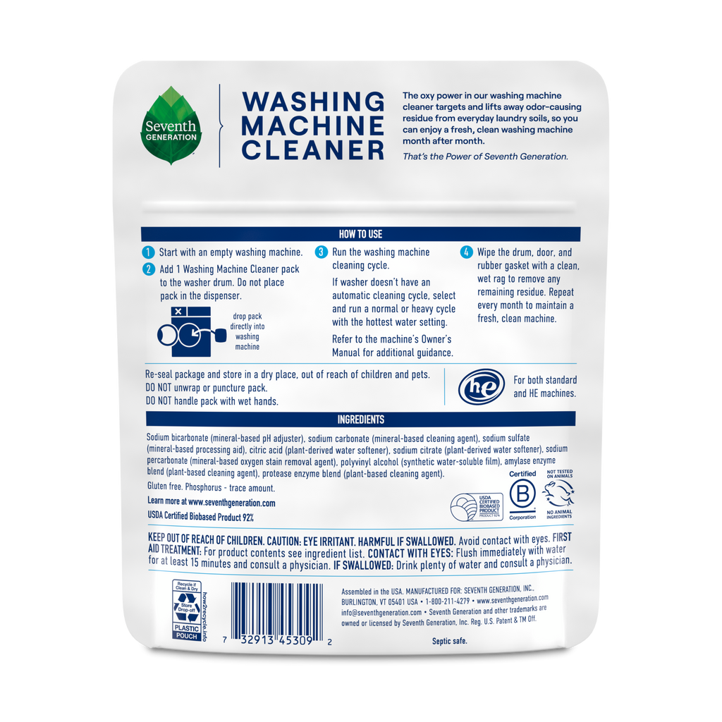 Washing Machine Cleaner - Fragrance Free